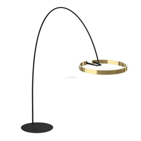 Ring Floor Lamp - Bent-1-Yiosilamp