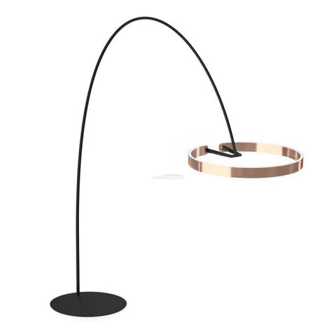 Ring Floor Lamp - Bent-1-Yiosilamp