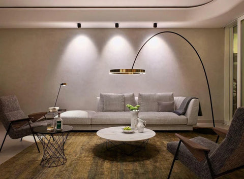 Ring Floor Lamp - Bent-1-Yiosilamp