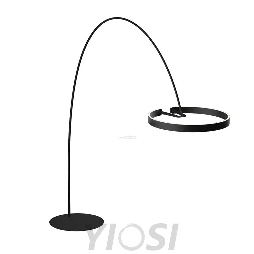 Ring Floor Lamp - Bent-1-Yiosilamp