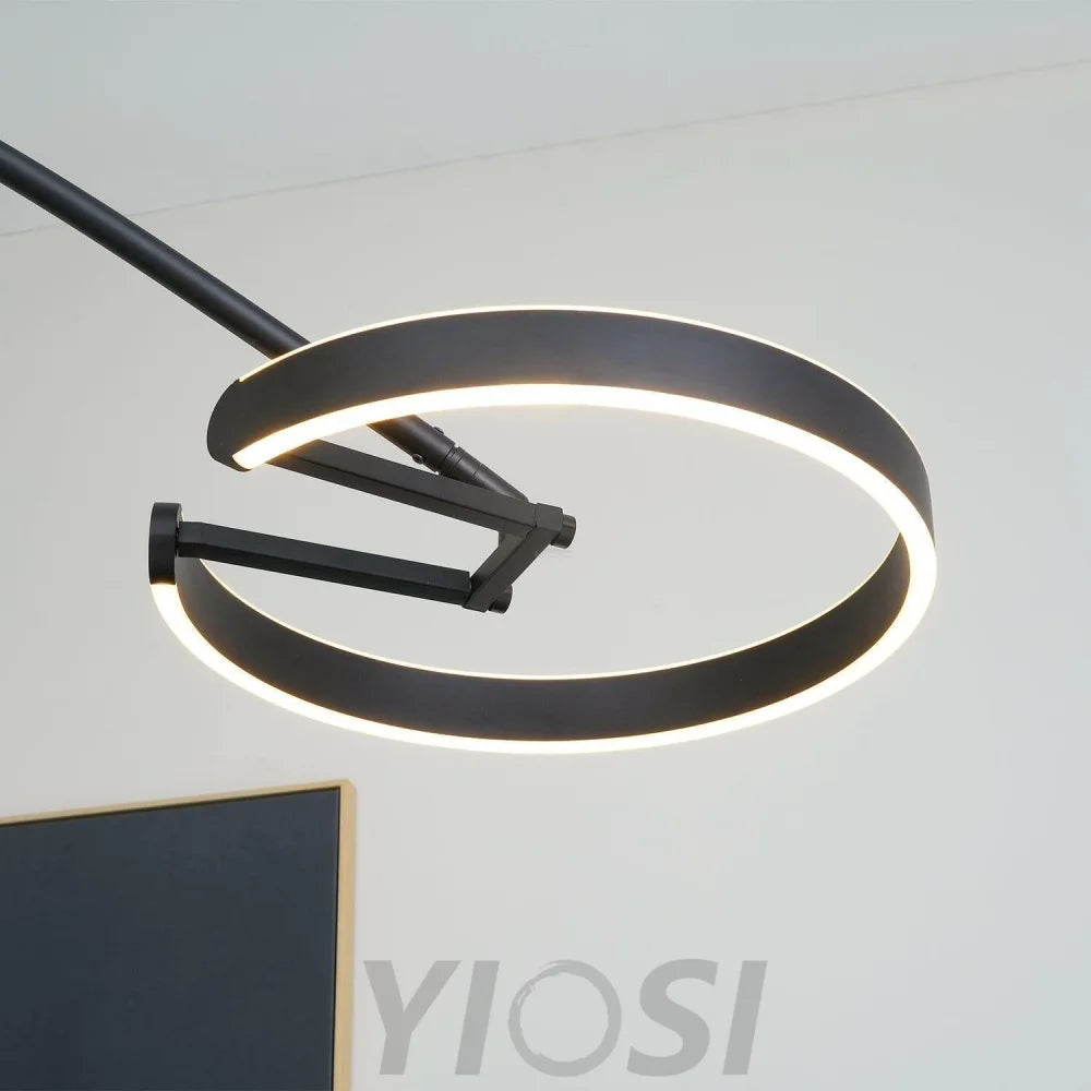 Ring Floor Lamp - Bent-1-Yiosilamp