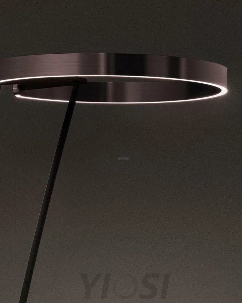 Ring Floor Lamp - Bent-1-Yiosilamp