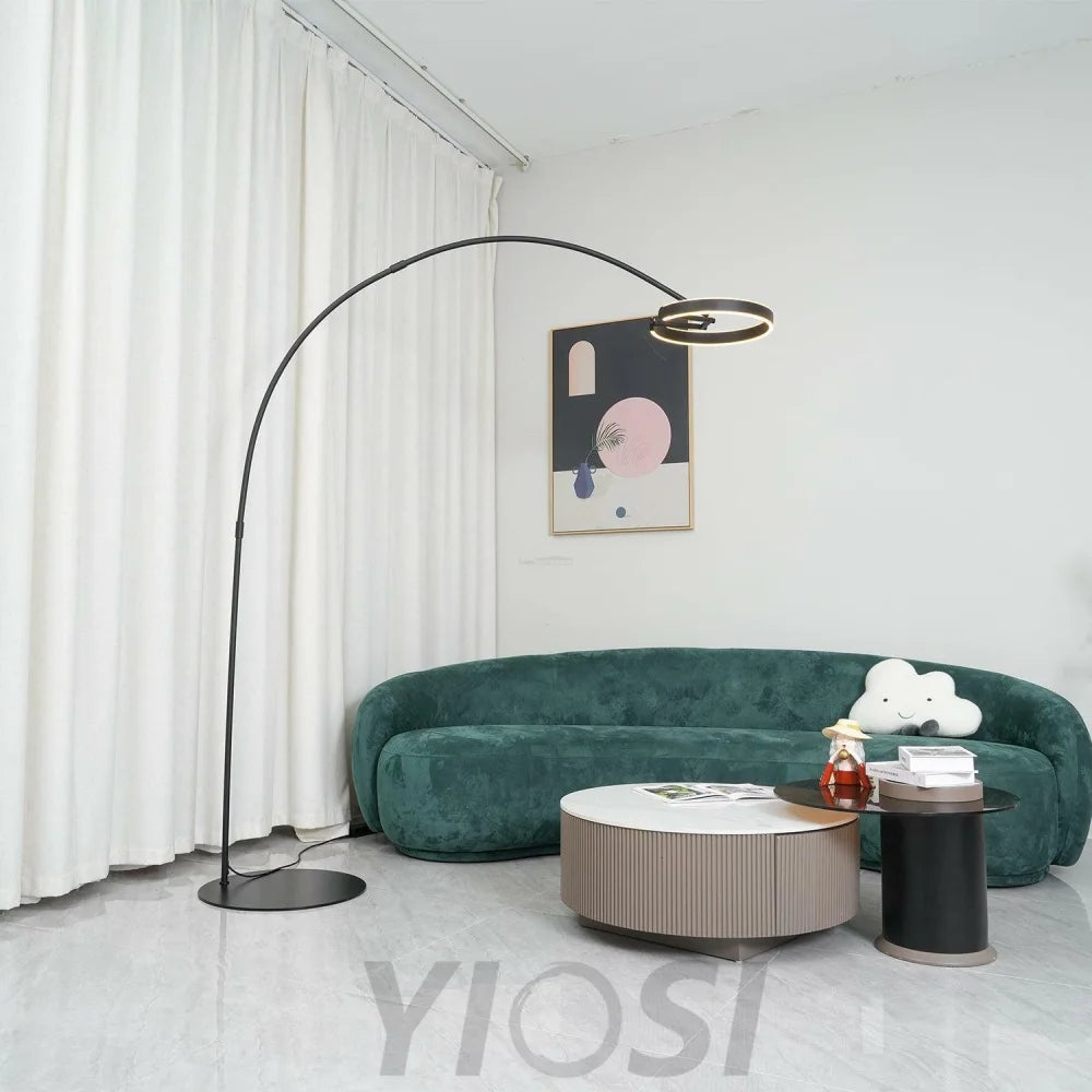 Ring Floor Lamp - Bent-1-Yiosilamp