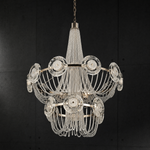 Rococo Dream Modern Sculptural Ring Chandelier - main