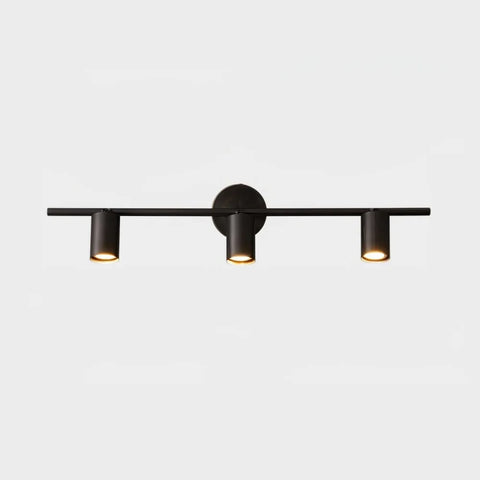 Rotatable Spotlight Wall Sconce - Black brushed gold, Bloom, Brass, Industrial-1-Yiosilamp