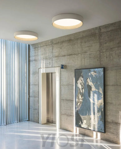 Round Ceiling Lamp ∅ 18.1″ - Chloe, Flush Mounts-1-Yiosilamp