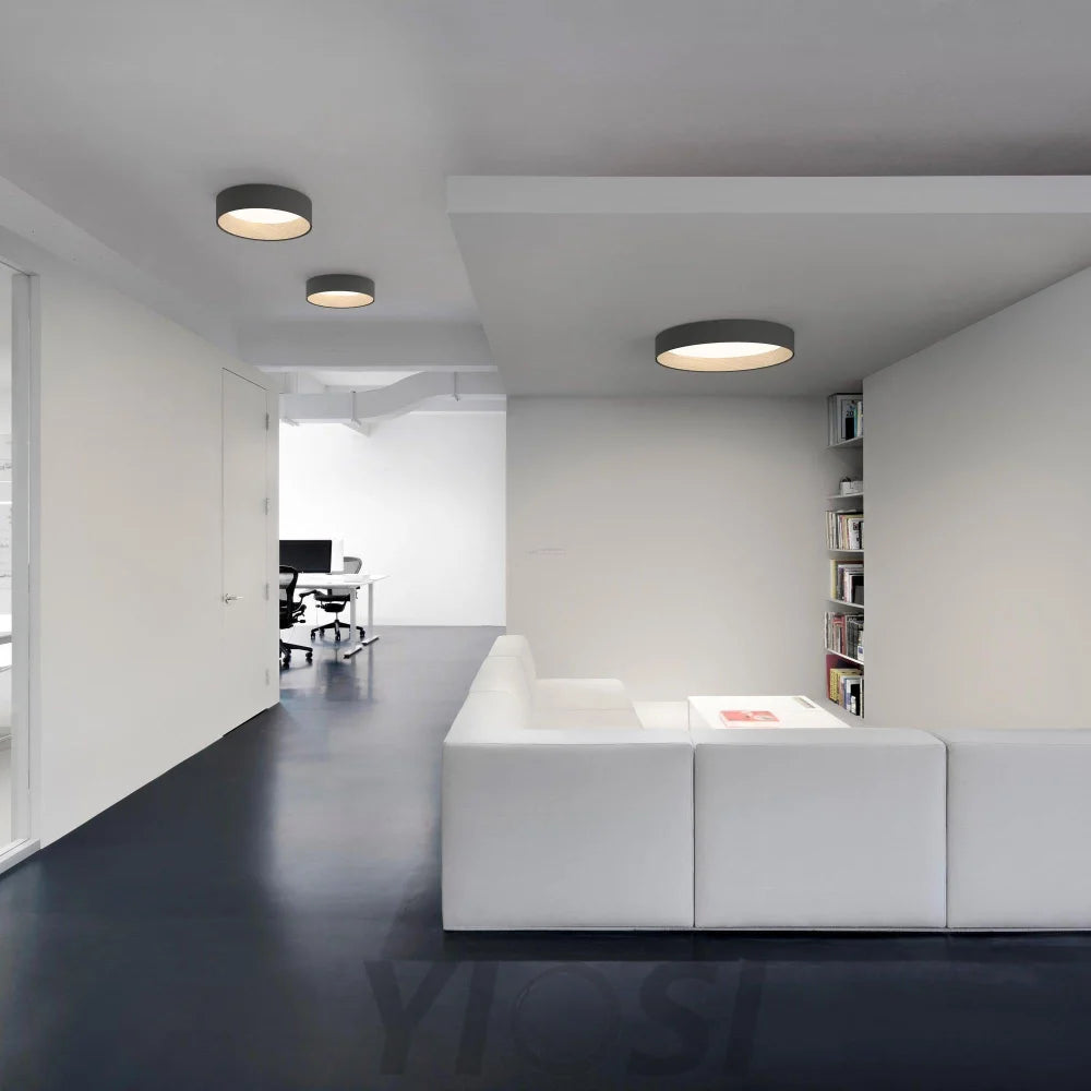 Round Ceiling Lamp ∅ 18.1″ - Chloe, Flush Mounts-1-Yiosilamp