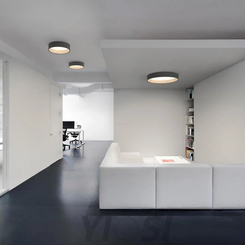 Round Ceiling Lamp ∅ 18.1″ - Chloe, Flush Mounts-1-Yiosilamp