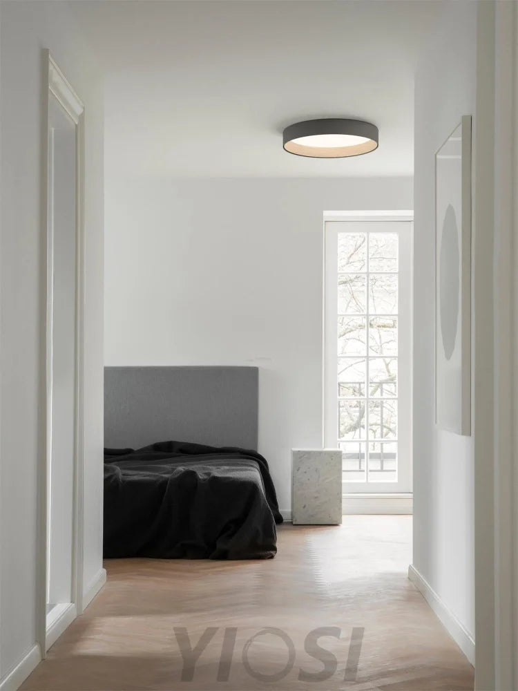 Round Ceiling Lamp ∅ 18.1″ - Chloe, Flush Mounts-1-Yiosilamp