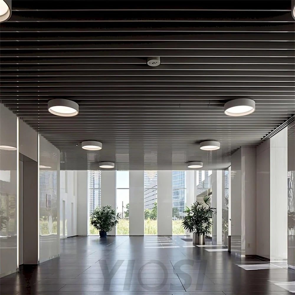 Round Ceiling Lamp ∅ 18.1″ - Chloe, Flush Mounts-1-Yiosilamp