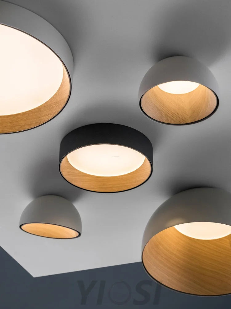Round Ceiling Lamp ∅ 18.1″ - Chloe, Flush Mounts-1-Yiosilamp