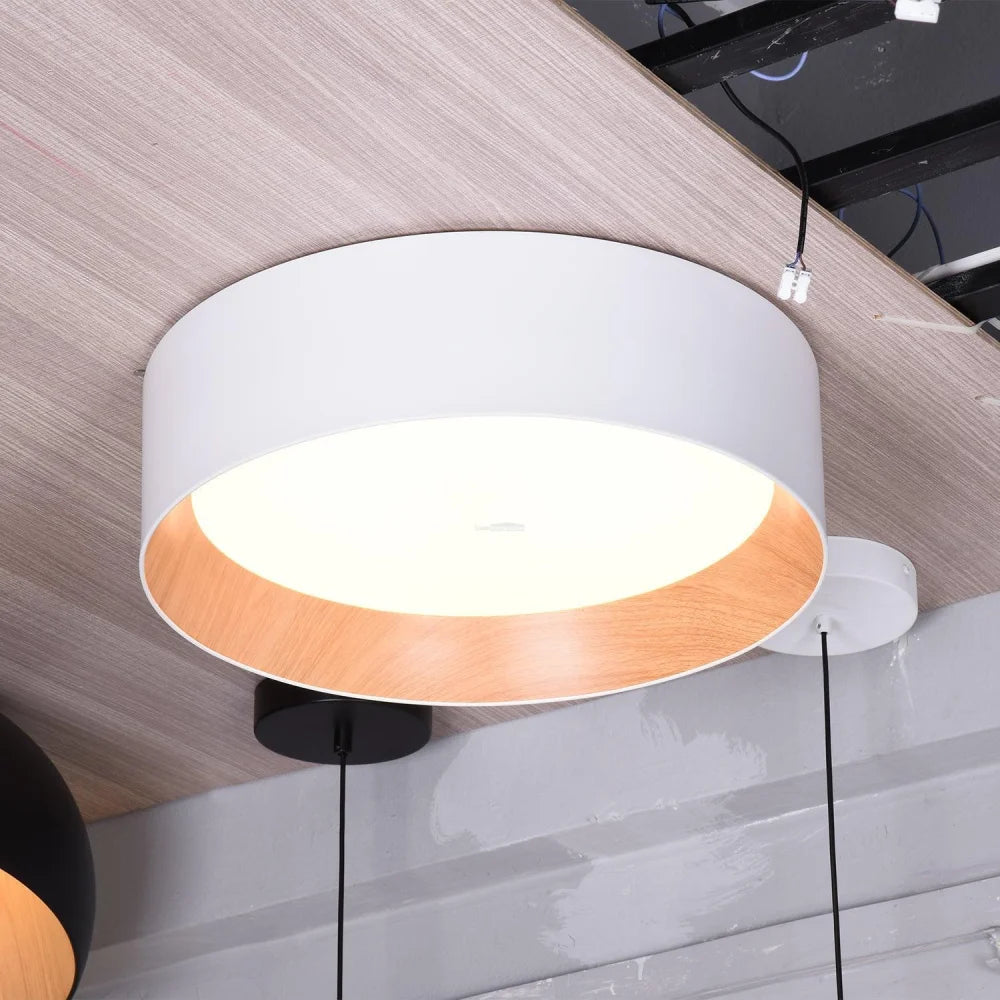 Round Ceiling Lamp ∅ 18.1″ - Chloe, Flush Mounts-1-Yiosilamp