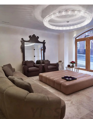 Round Circle Luxury Modern Chandelier