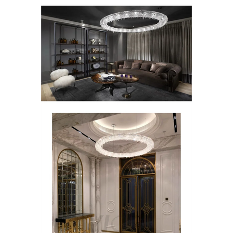 Round Circle Luxury Modern Chandelier