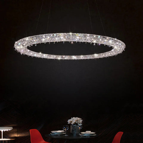 Round Circle Luxury Modern Chandelier