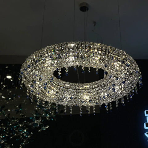 Round Circle Luxury Modern Chandelier