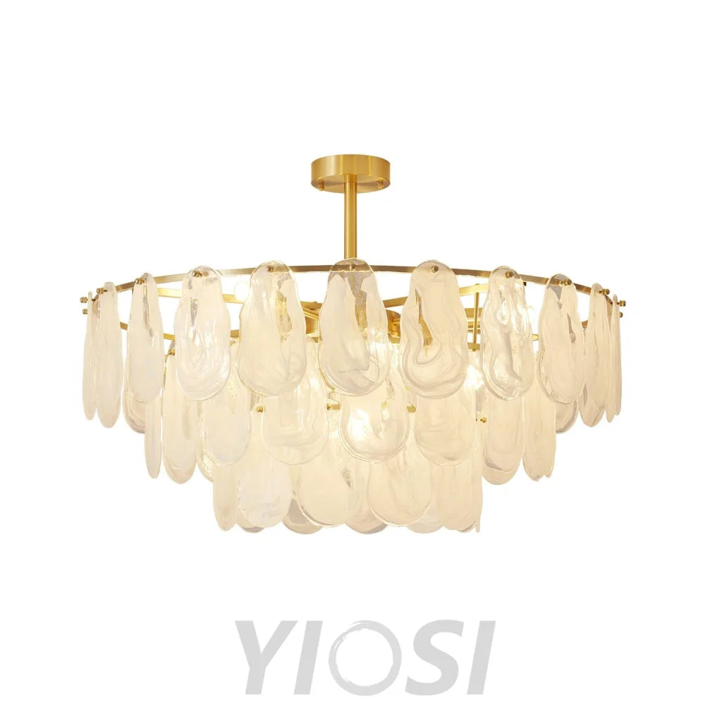 Round Cloud Glass Pendant - Cylinder-1-Yiosilamp