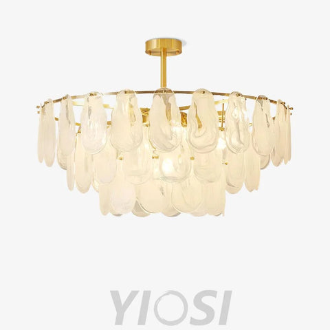 Round Cloud Glass Pendant - Cylinder-1-Yiosilamp