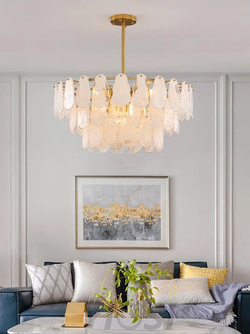 Round Cloud Glass Pendant - Cylinder-1-Yiosilamp
