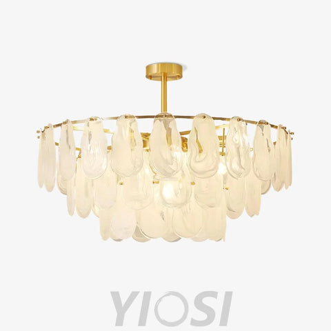 Round Cloud Glass Pendant - Cylinder-1-Yiosilamp