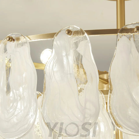 Round Cloud Glass Pendant - Cylinder-1-Yiosilamp