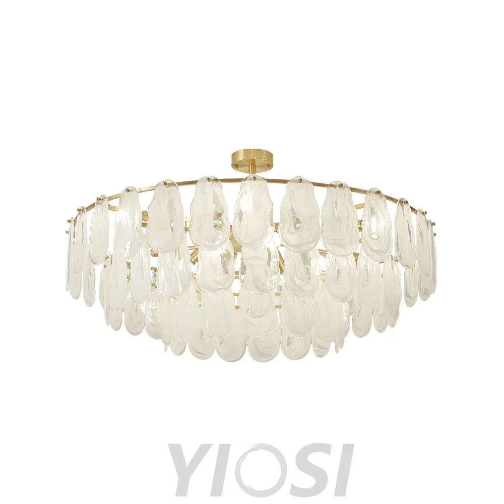 Round Cloud Glass Pendant - Cylinder-1-Yiosilamp