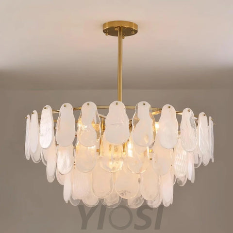 Round Cloud Glass Pendant - Cylinder-1-Yiosilamp