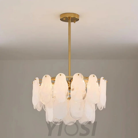 Round Cloud Glass Pendant - Cylinder-1-Yiosilamp