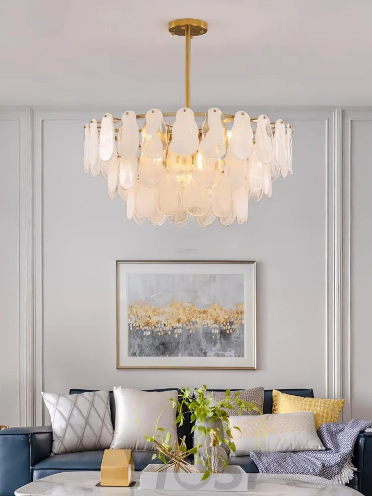 Round Cloud Glass Pendant - Cylinder-1-Yiosilamp