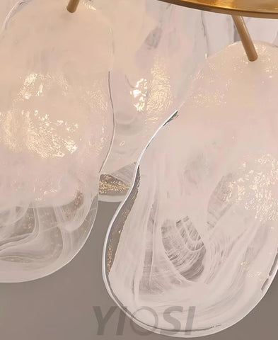 Round Cloud Glass Pendant - Cylinder-1-Yiosilamp