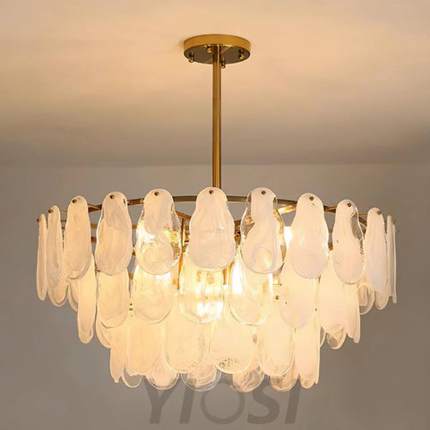 Round Cloud Glass Pendant - Cylinder-1-Yiosilamp