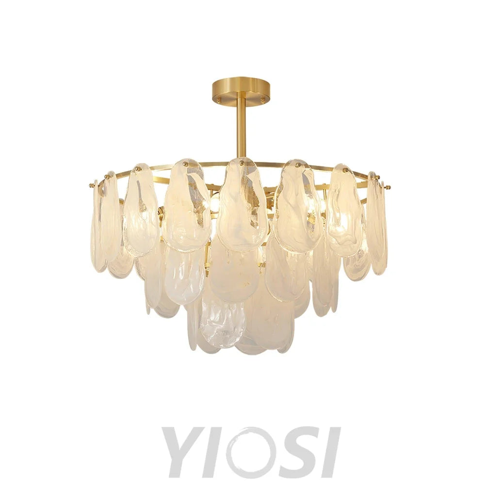 Round Cloud Glass Pendant - Cylinder-1-Yiosilamp