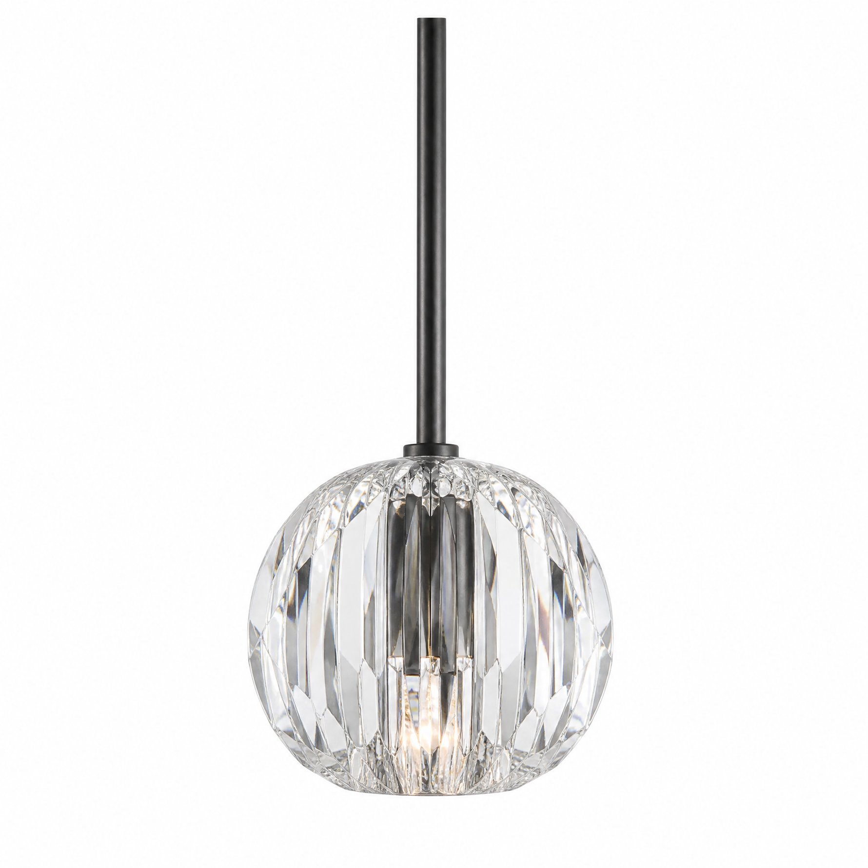 Round Golden Crystal Island Chandelier-500