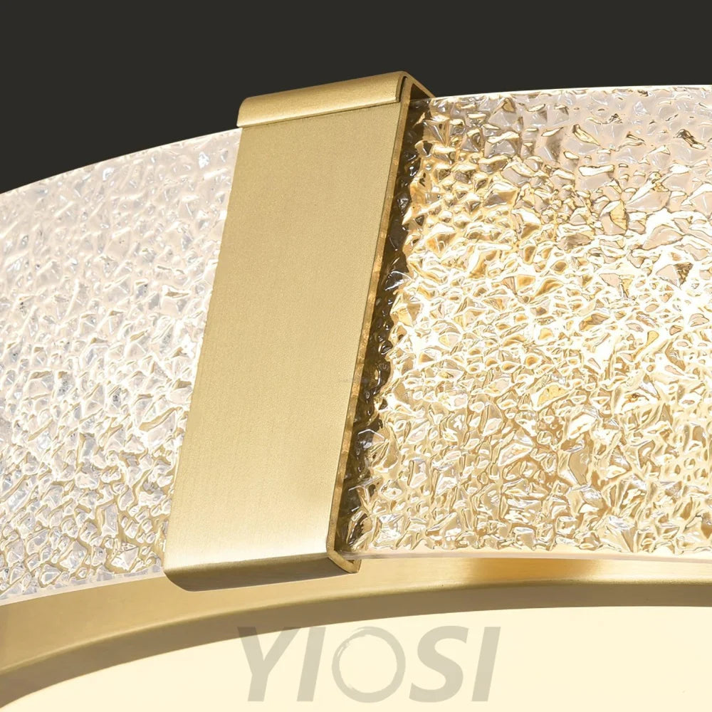 Round Low Profile Ceiling Light ∅ 15.7″ - Flush Mounts-1-Yiosilamp