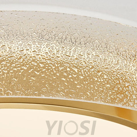 Round Low Profile Ceiling Light ∅ 15.7″ - Flush Mounts-1-Yiosilamp
