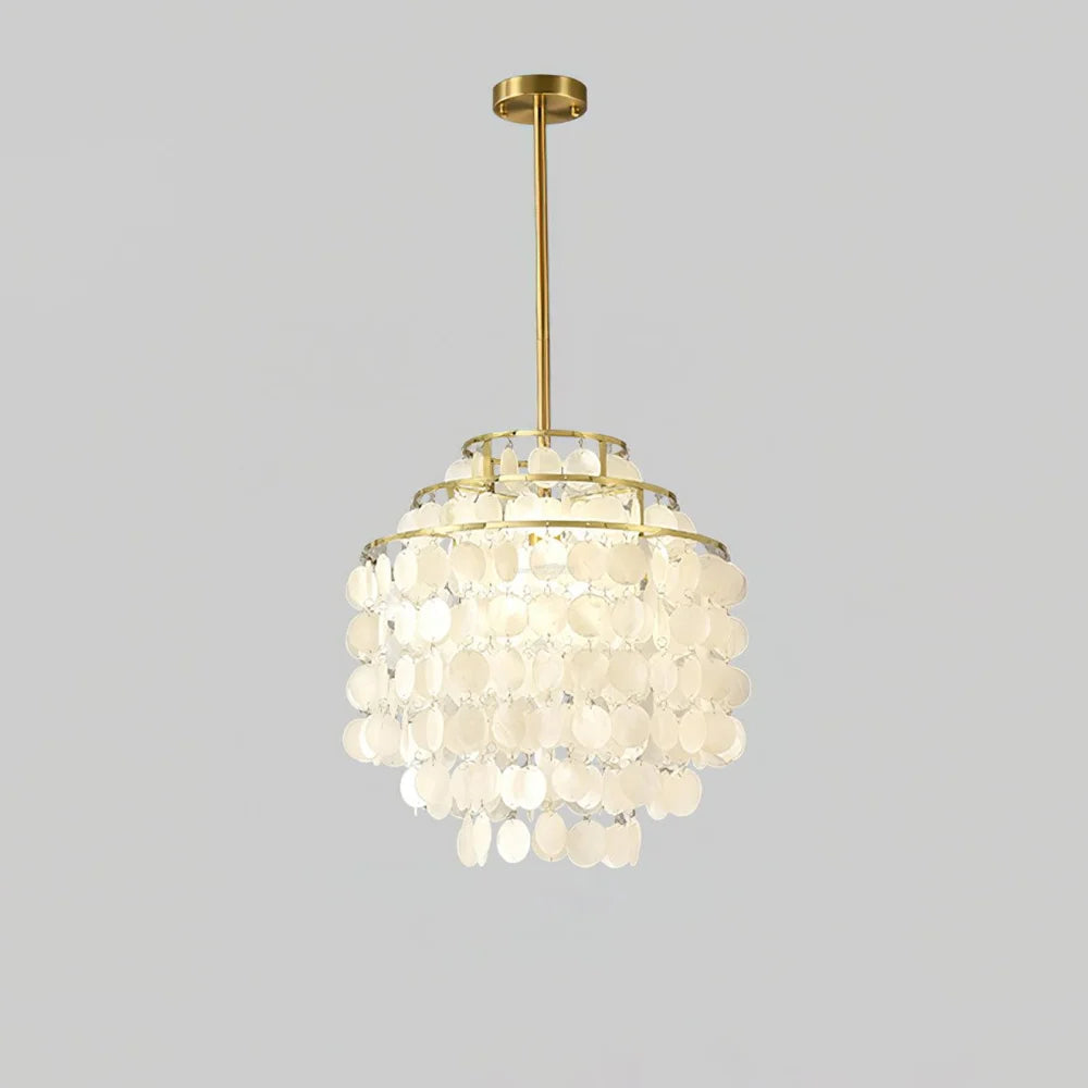 Round Shell Chandelier B with 2/3/4/5 layer - Yiosilamp