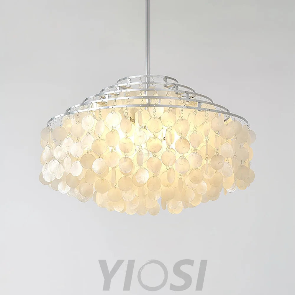 Round Shell Chandelier B with 2/3/4/5 layer - Yiosilamp