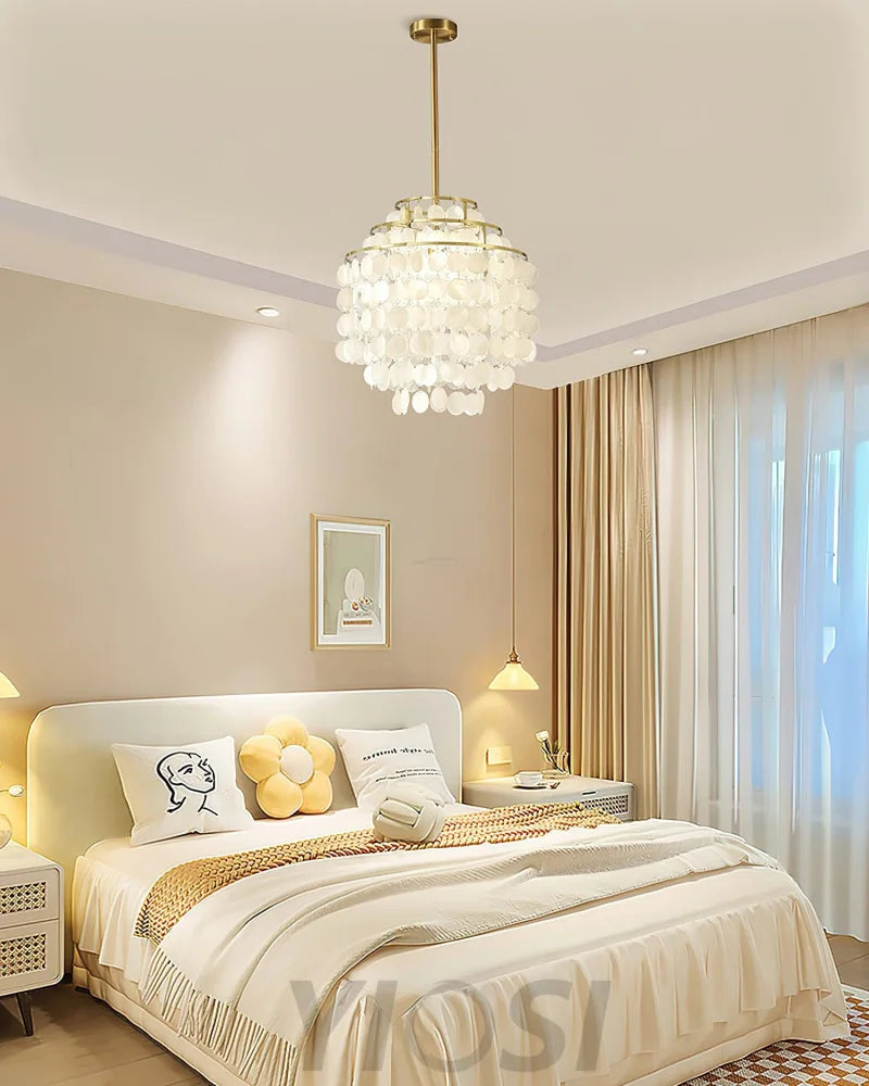 Round Shell Chandelier B with 2/3/4/5 layer - Yiosilamp