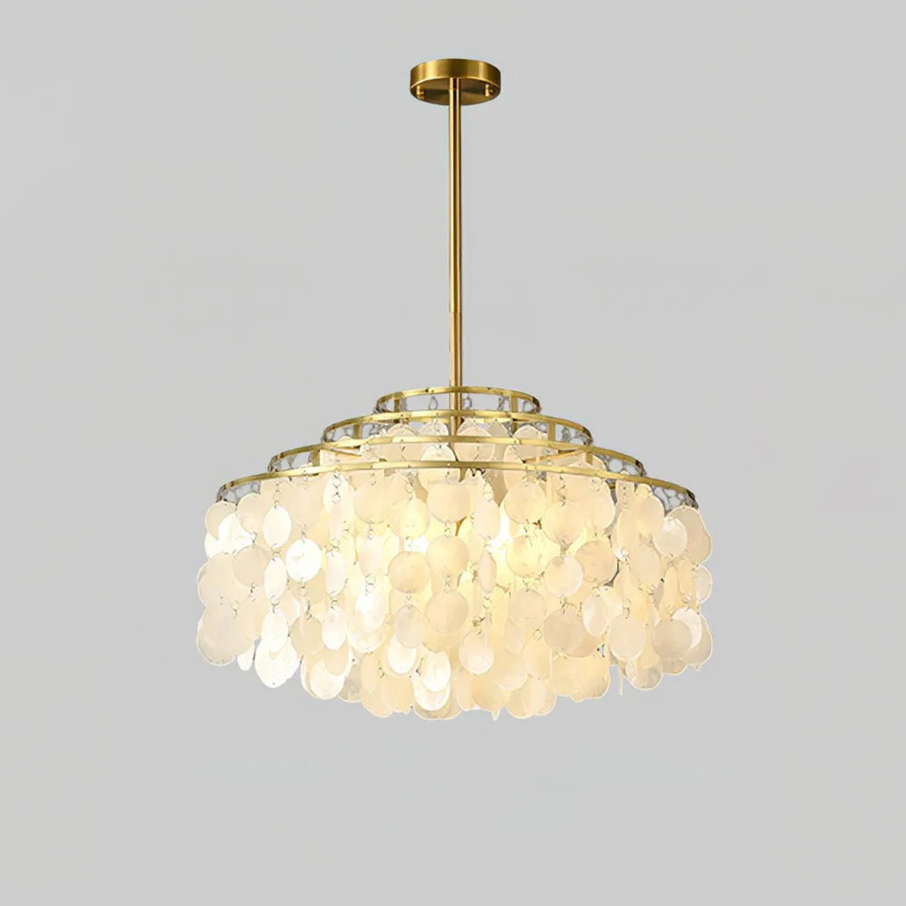 Round Shell Chandelier B with 2/3/4/5 layer - Yiosilamp