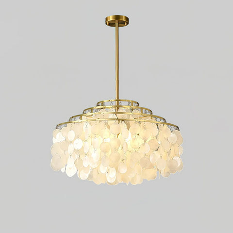 Round Shell Chandelier B with 2/3/4/5 layer - Yiosilamp