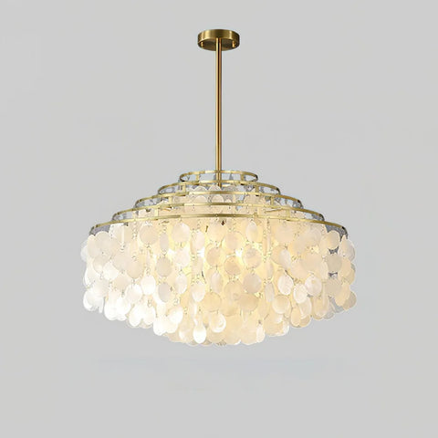 Round Shell Chandelier B with 2/3/4/5 layer - Yiosilamp