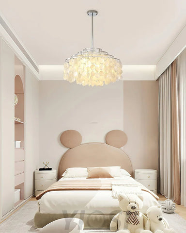 Round Shell Chandelier B with 2/3/4/5 layer - Yiosilamp