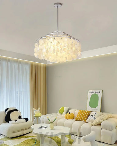 Round Shell Chandelier B with 2/3/4/5 layer - Yiosilamp