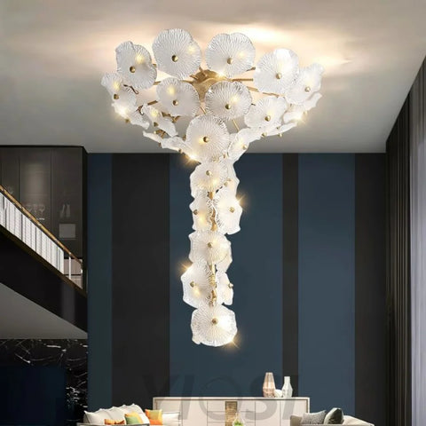 Ruby Modern Water Glass Branch Chandelier For Staircase Chandeliers For Dining Room Stairways Foyer