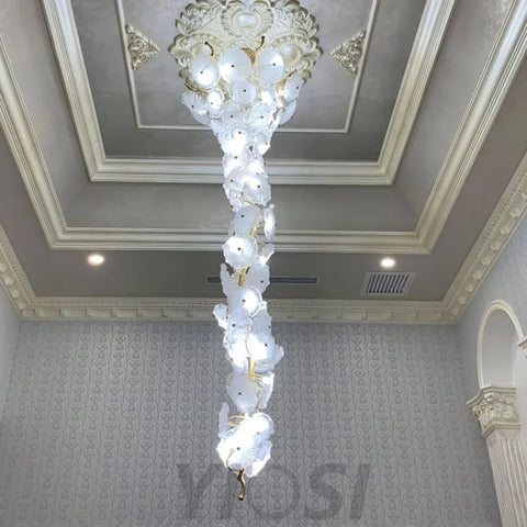 Ruby Modern Water Glass Branch Chandelier For Staircase Chandeliers For Dining Room Stairways Foyer