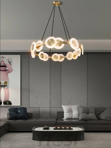 Samiya Nordic Chandelier ∅ 36.2″ - ring-1-Yiosilamp