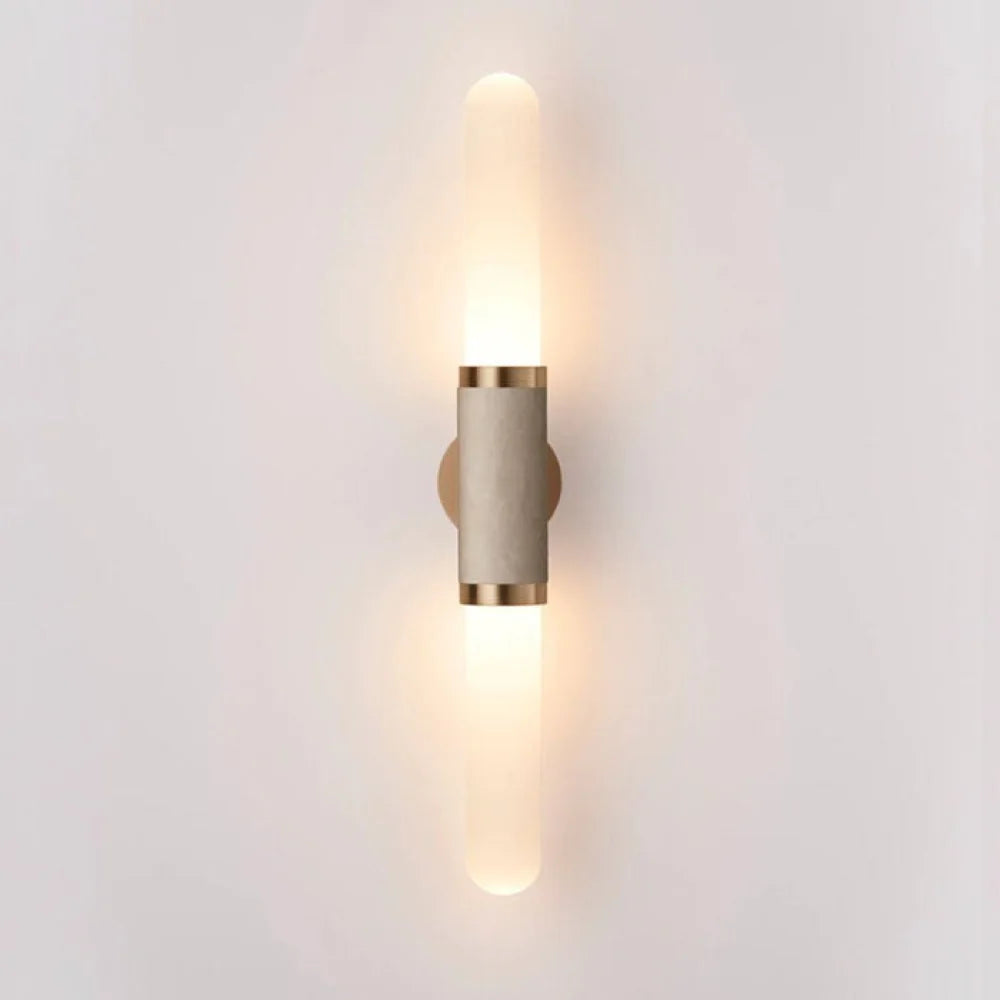 Scandal Modern Glass Leather Wall Sconce