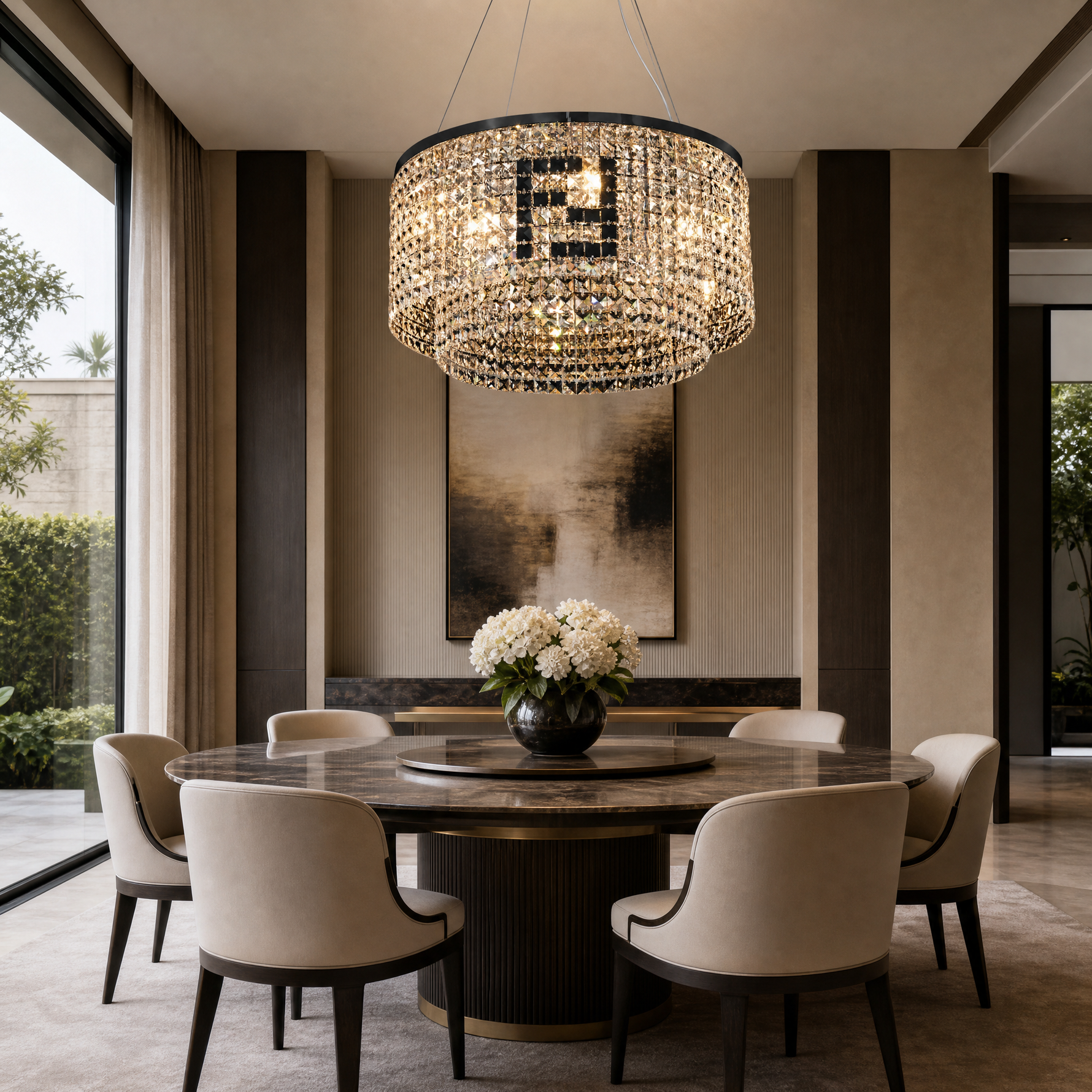 Scintilla Crystal Chandelier