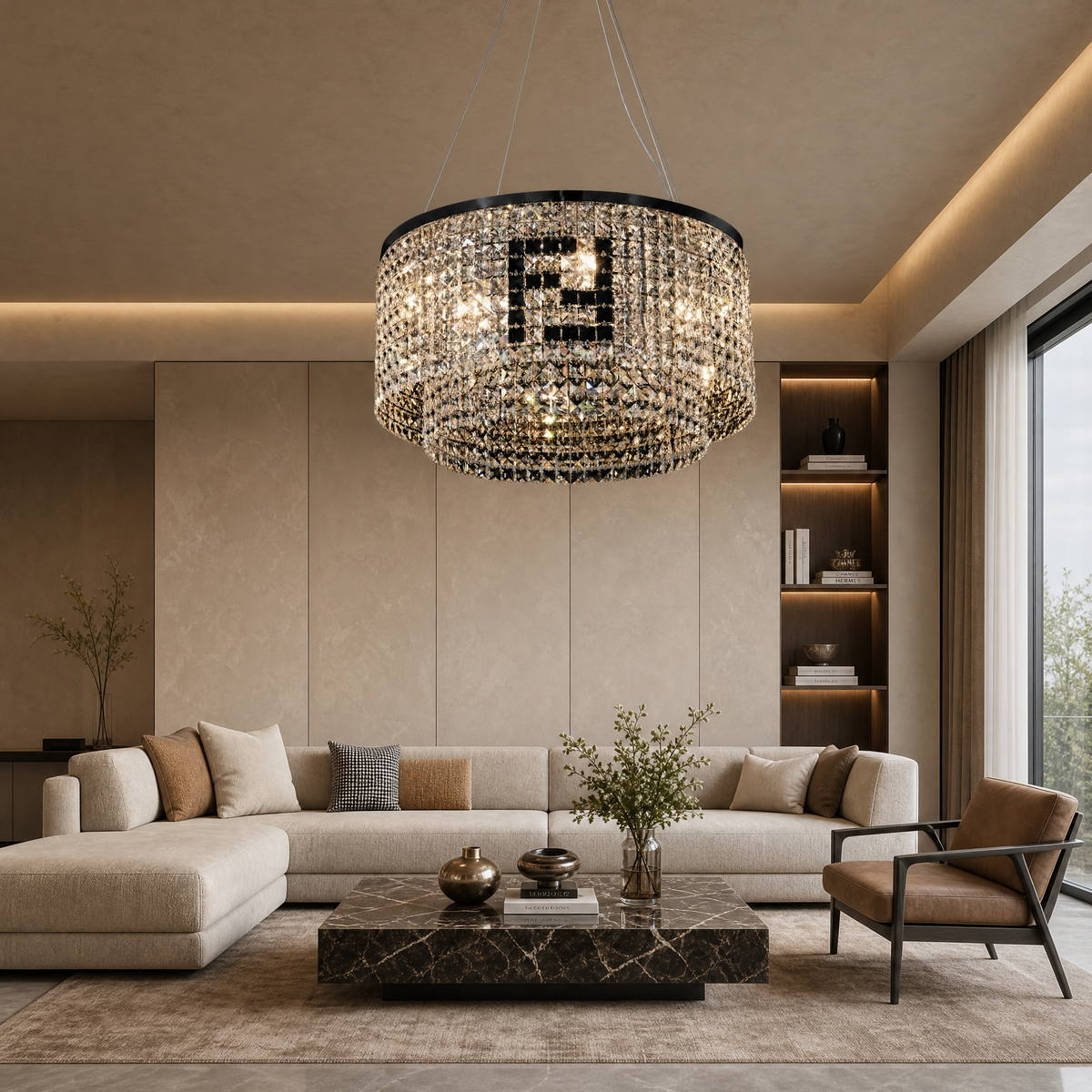 Scintilla Crystal Chandelier