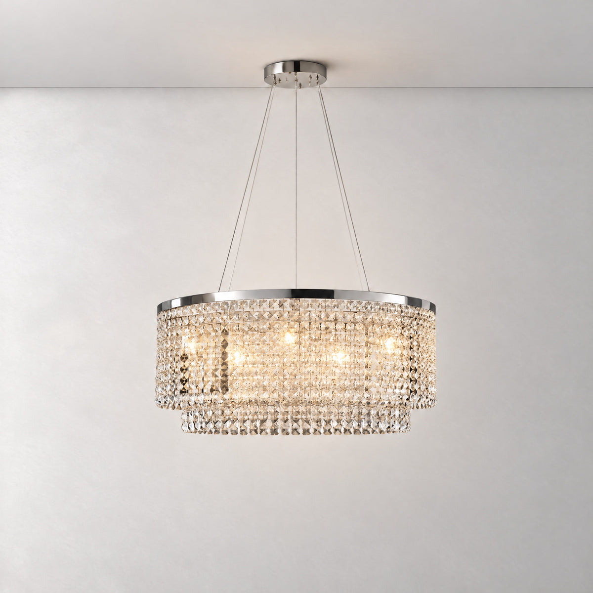 Scintilla Crystal Linear Chandelier